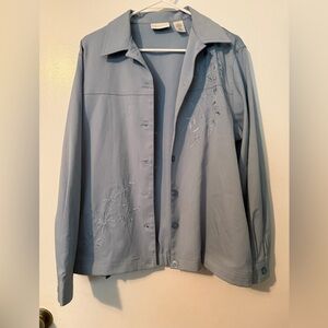 Alfred Dunner Blue Elegant Suit Jacket